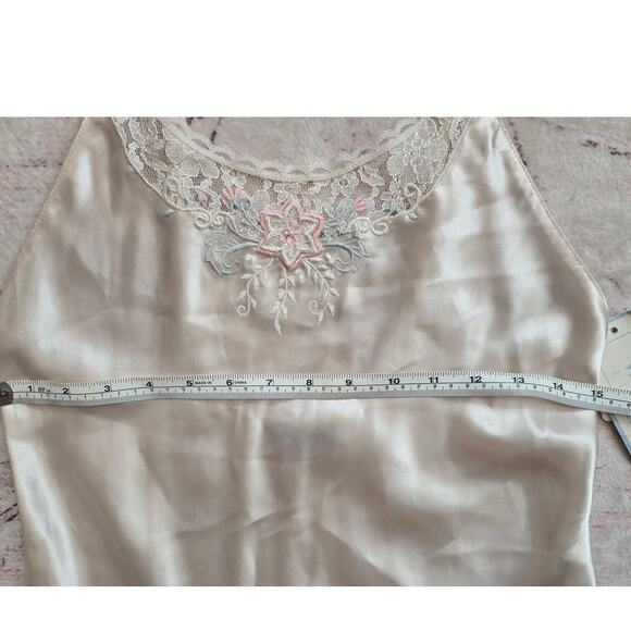 Vintage 90s Val Mode Cream Chemise - Size Small, NWT - Picture 5 of 11